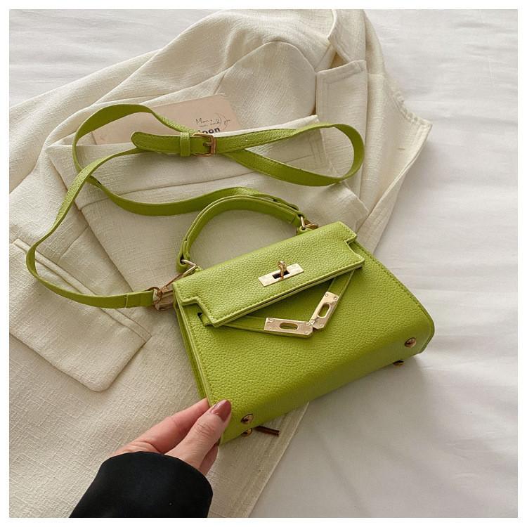 Retro Lässige Elegante Handtasche Damen 2024 Neue Koreanische Version Pendler Kleine Quadratische Tasche Mode Einzelne Umhängetasche