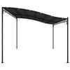 VidaXL Auvent anthracite 4x3 m 180 g/m² tissu et acier, belvédère, gazebo, tente de réception, belvédères, gazebo de jardin, 362395