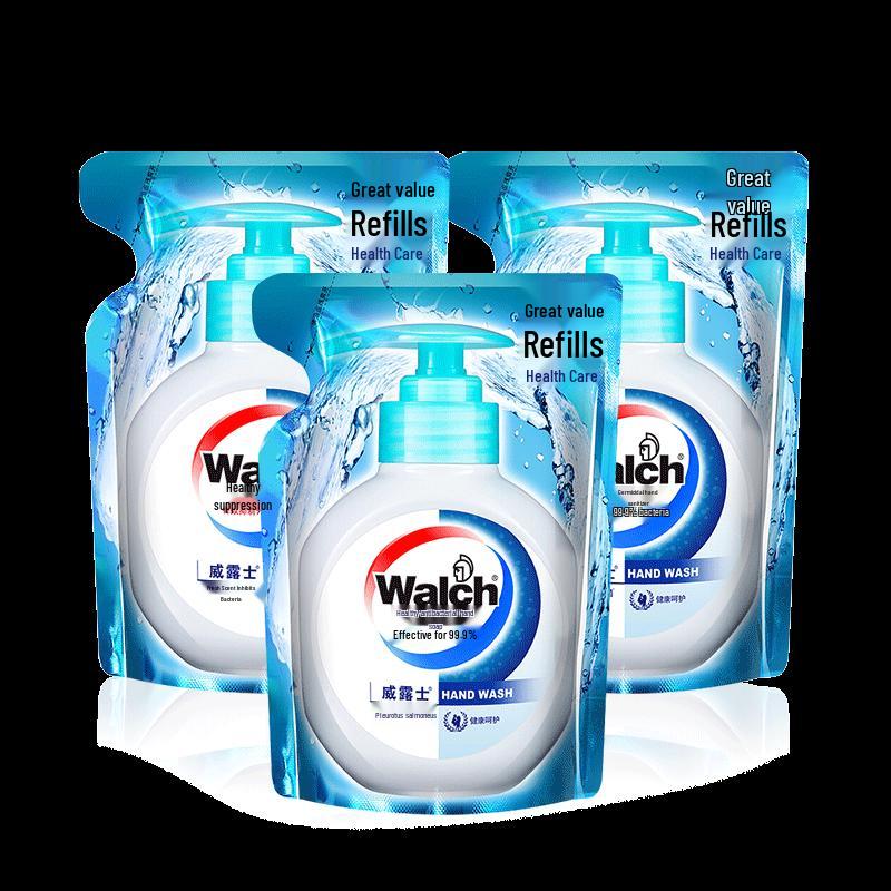 Walch Antibacterial Hand Wash Refill Pouch (3-Pack)