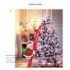 Musical Santa Claus Climbing Ladder Ornament Christmas Tree Decoration Hanging Pendant Home Party Decor Kids Gift