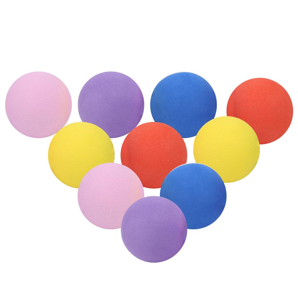 EVA Children Golf Lightweight Kid Toy Ball Foam Ball 60mm Yellow Blue Orange Purple Pink