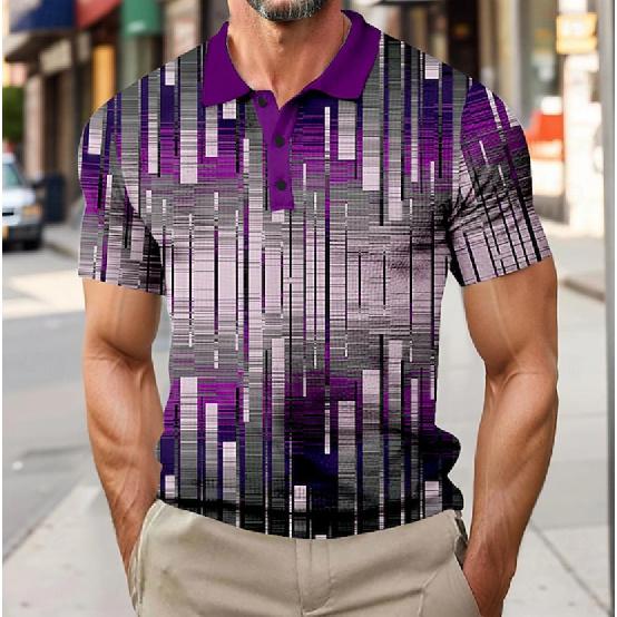 Men's Summer Short-Sleeve Polo Shirt New Summer Men's Top