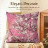 Claude Monet Oil Art Cushion Cover Natural Linen Organic Fabric Double-Sided Printing Sofa Home Decor Gift Pillow Case