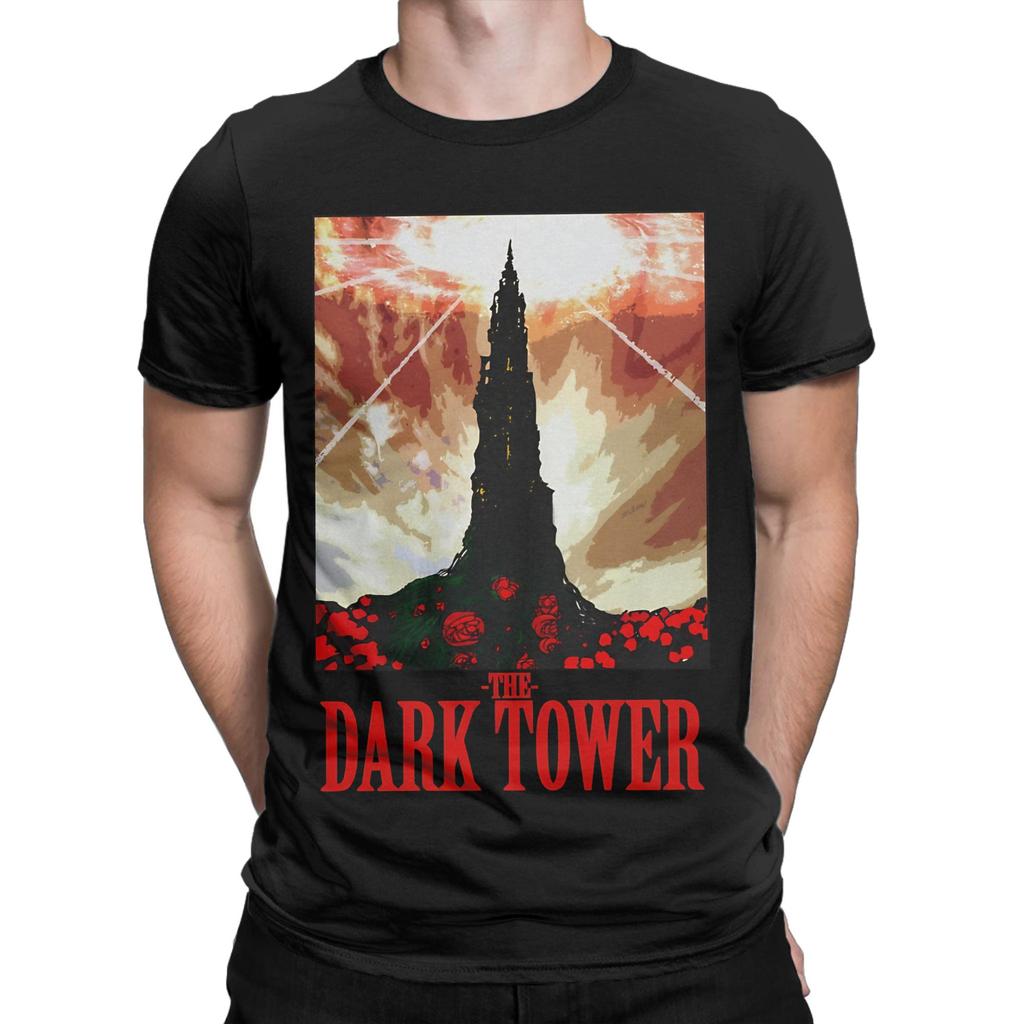 Visit the Dark Tower Graphic 100% Cotton T-Shirt The Dark Tower Tops Tees For Men