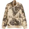 Earth Mapping Camouflage Series Badge Stand Collar Pullover Long Sleeve Sweatshirt Men Sweatshirt Brown 8115660E3-V0092