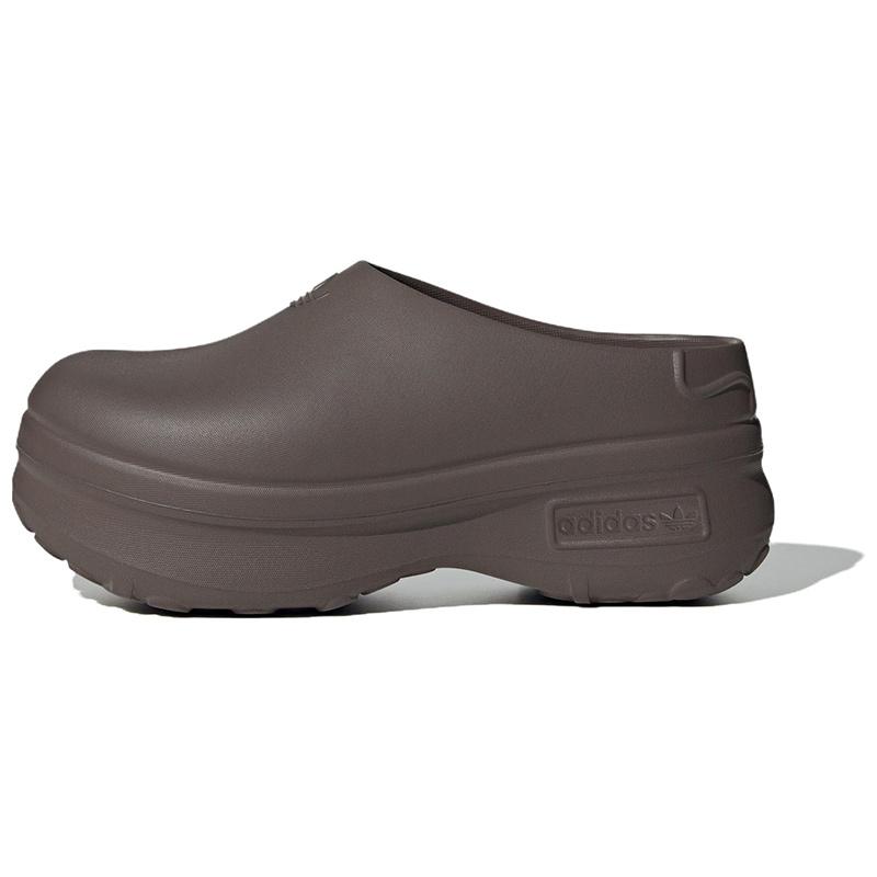 Adidas Originals Adifom Stan Smith Mule Classic Thick Sole Plush Sports Odor Resistant Clogs Women Footwear Dark-Brown IH3360
