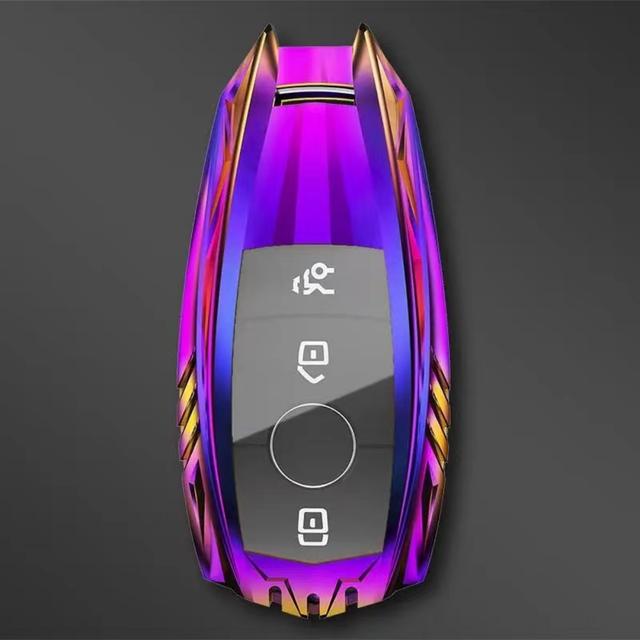 Suport de carcasă pentru chei de mașină din aliaj pentru Mercedes Benz ABCES Class W204 W205 W206 W212 W213 W176 GLC CLA W177 W222 W223 W463 AMG