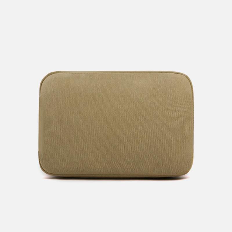 Canvas-Einkaufstasche, tragbare, große Kapazität, Freizeit-Mittagessen, Bento-Beuteltasche, mehrfach unterteilte Handtasche