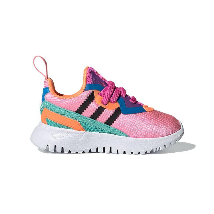 Adidas Originals Flex Series El I Comfortable Non-Slip Low-Top Walking Shoes Baby Shoes Pink Black Blue FX5336