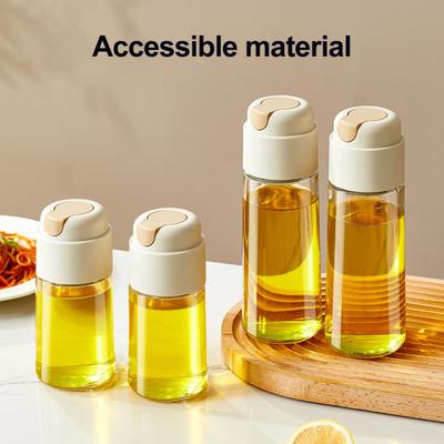 Oliatore Automatico in Vetro per Cucina Bottiglia per Olio con Beccuccio Antigoccia 320ml/500ml Oliera Antigoccia per Olio d'Oliva Aceto Salsa di Soia Vino