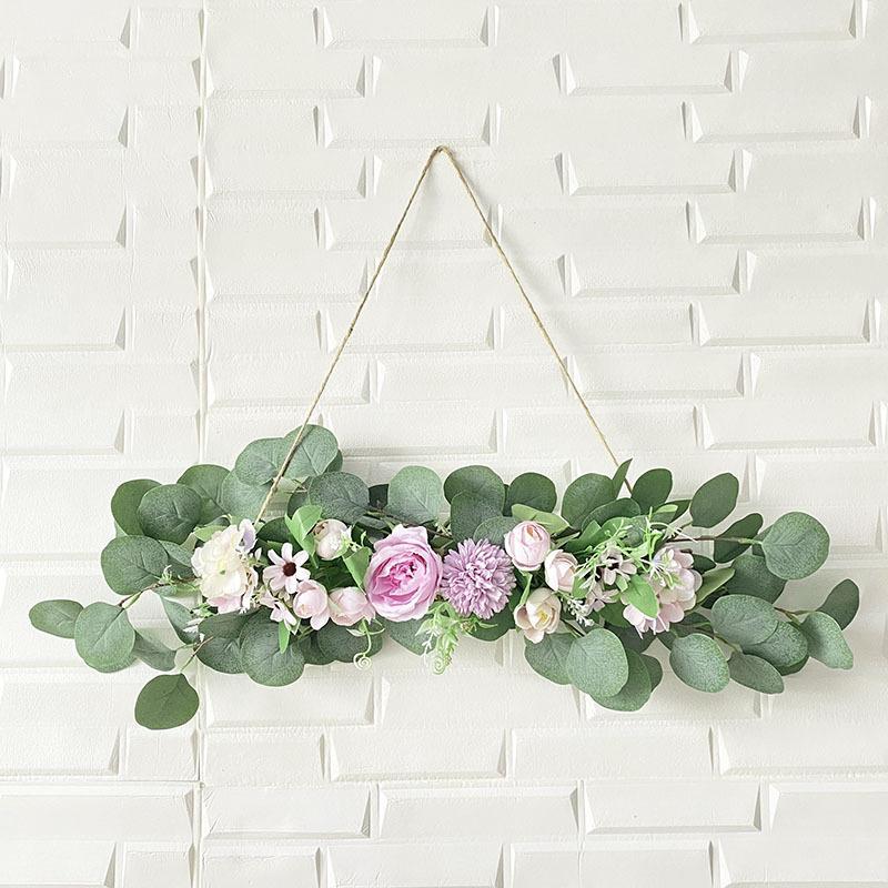 

Nordic Mori Eucalyptus Simulation Flower Money Leaf Wall Decoration Pendant Creative Wall Home Wall Decoration светло-фиолетовый