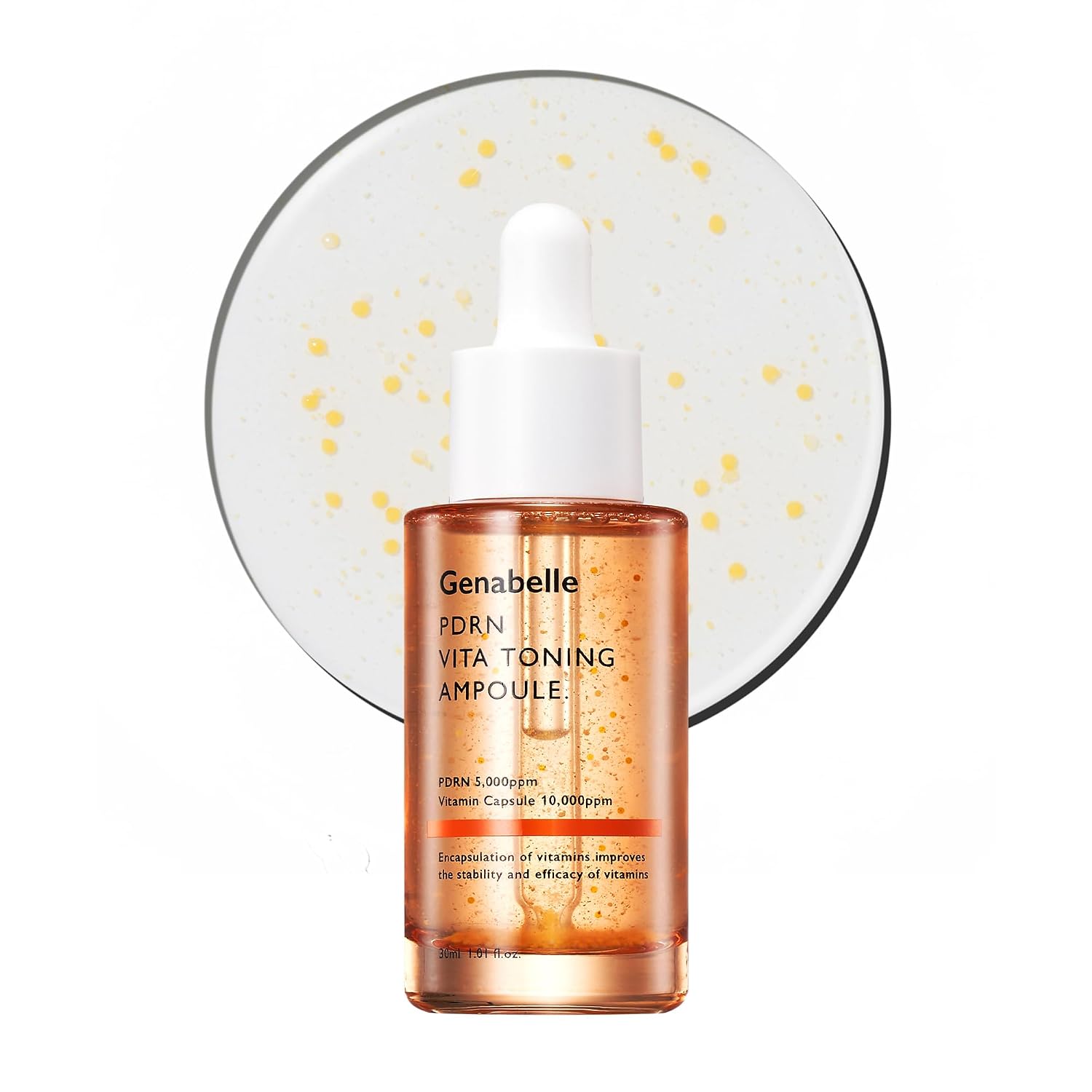 Genabelle PDRN Vita Toning Ampoule 30ml High Concentration Vitamin Capsule Serum Hyaluronic Acid Peptide Low Irritation Moisturizing Hydration Skin