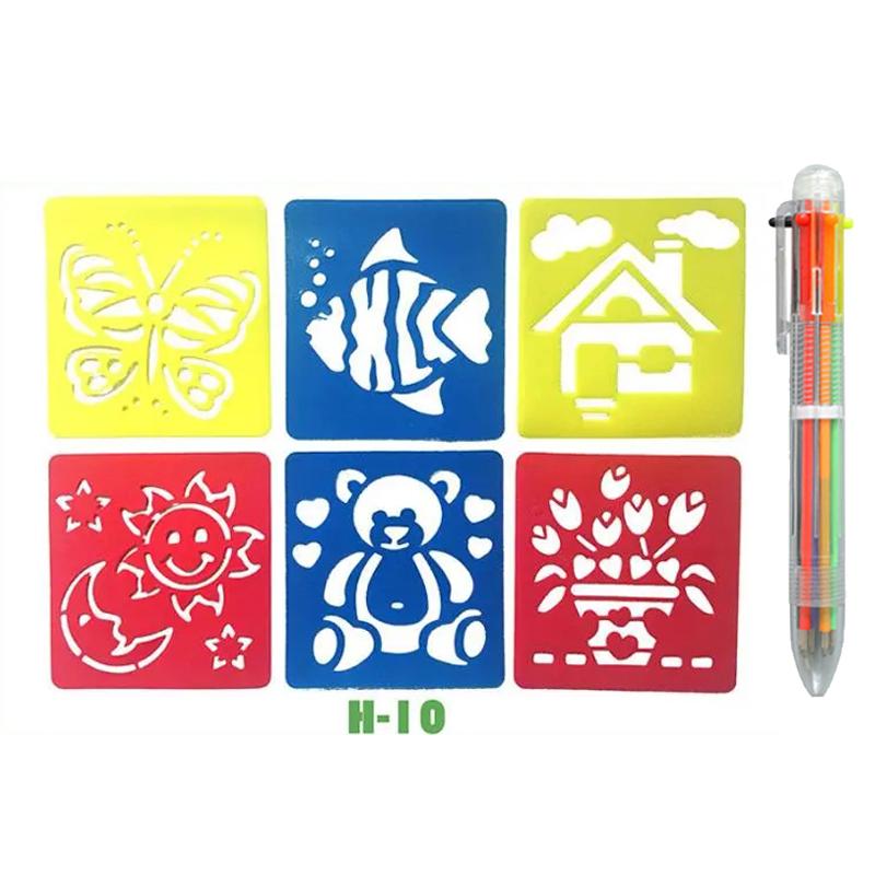 Kids Drawing Stencils Washable Reusable for Cartoon Themed Shape Template For Kid Toddlers Preschool Template Painting TMZ