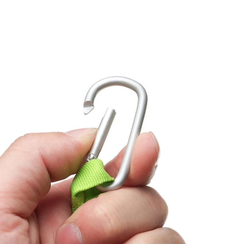 Stretchable Kayak Paddle Leash Tethers with D-Shape Carabiner Leash Strap Kayaking Board Paddle Surfboard Fishing Rod