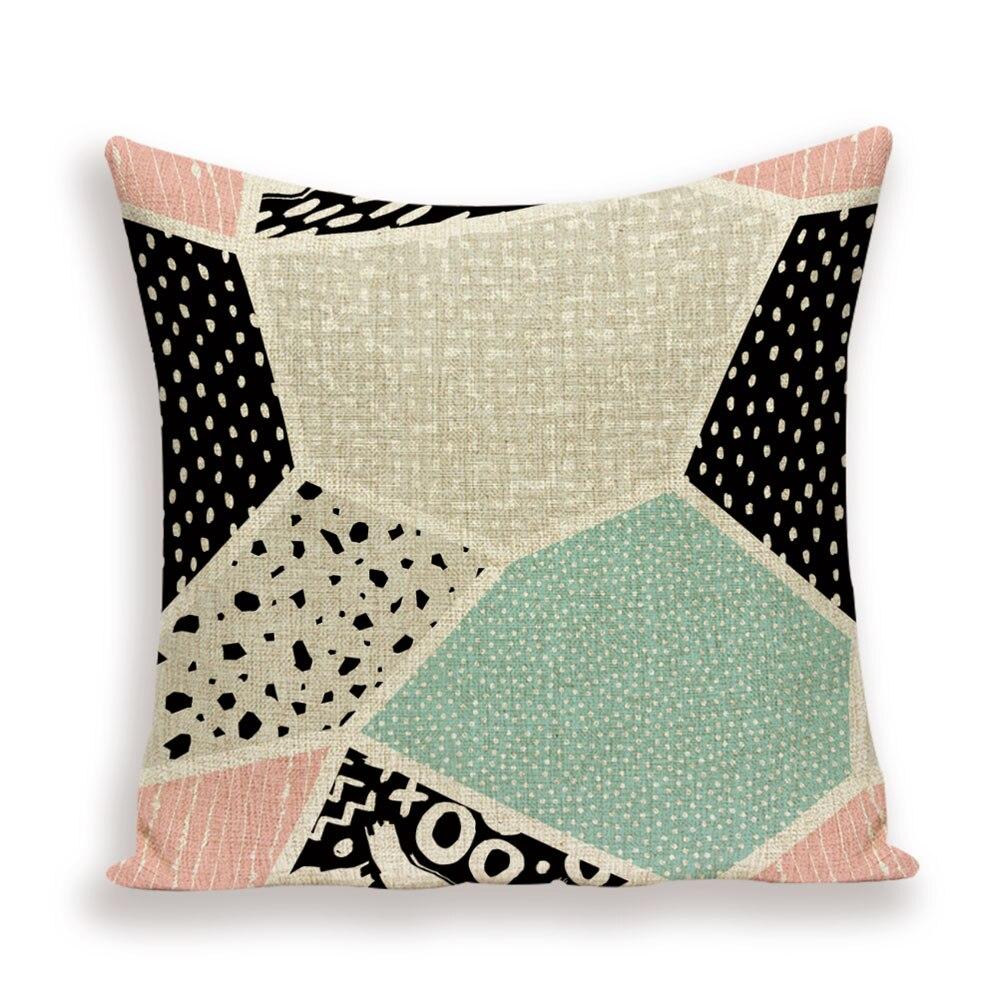 geometric decorative pillows