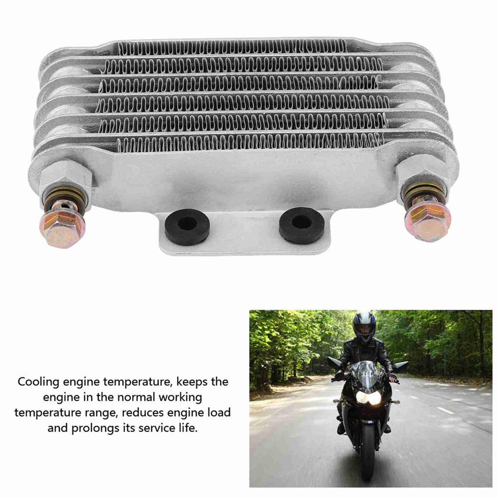 85ml Oil Cooler Engine Oil Cooling   System Kit for GY6 100 -150  Engine Black