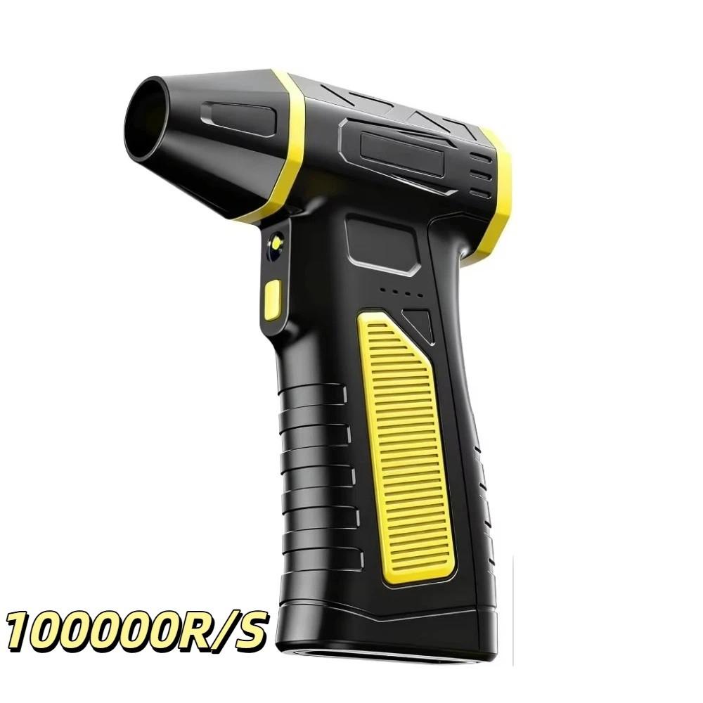 

Safety Hammer Design Mini Turbo Jet Fan Powerful Airflow Brushless Motor Keyboard 100000 R