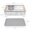 DISH DRYER WITH DRAINER AND TRAY E-8087