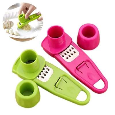 1 Stück Ingwer Knoblauchpresse Knoblauchzerkleinerer Reibe Schneider Schäler Manuelle Knoblauchpresse Knoblauchhackwerkzeug Küchenzubehör