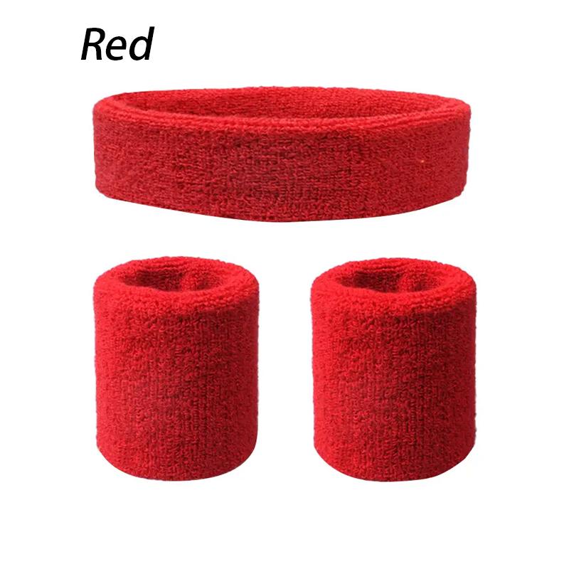 A Set Of Wristband Headband Headband Set For Sports,Sweat Absorbing,Basketball,Headband And Wrist Protection