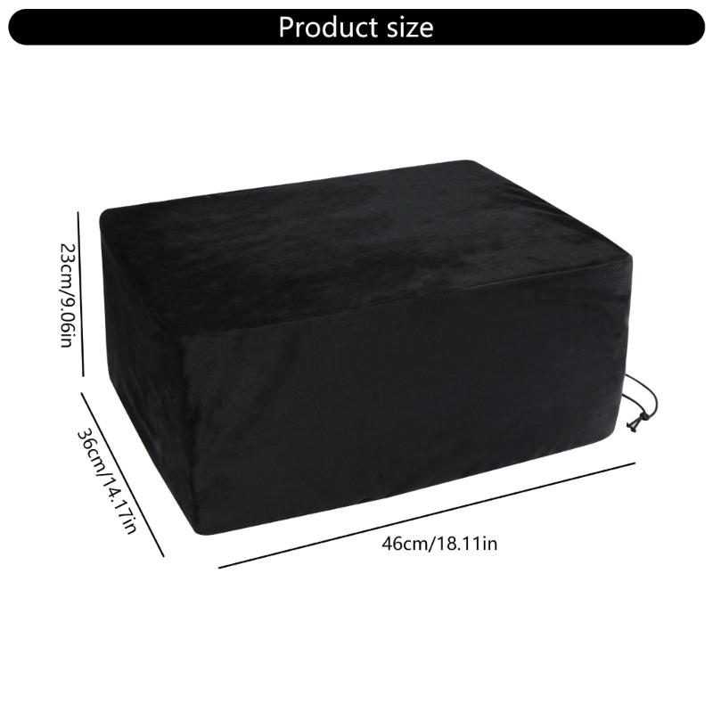 Kordelzug Spandex Staubschutzhülle für dediziertes Modell Plattenspieler Maschinenwaschbar Anti-Staub Stoffschutzhülle