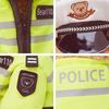 Traffic Police Bear Teddy Bear Police Doll Iron Riding Motorcycle Bear Riding Clothes Plush Toys