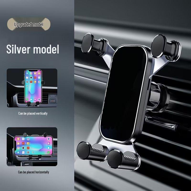 Magnetic Car Phone Holder with Suction Cup and Air Vent Mount for Dashboard Navigation