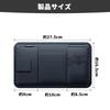 ADOFUN Sun Visor Pocket Sunglasses Holder Car Accessory Case Glasses Holder PU Leather Strong Magnetic Car Eyeglass Holder Multifunctional Holds