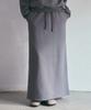 Aueonoseuteljia Cozy Henry Long Skirt_Charcoal(O25-Sk21)