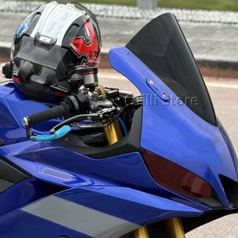 Motorcycle For Yamaha YZF R25 R3 YZF-R25 YZF-R3 YZFR3 2019-2025 Windshield Bubble Windscreen 3 Colors Acrylic Wind Deflectore