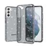 Applicable To Samsung Terminator S22 Transparent Protective Case, New Trendy Brand S22 European and American Thickened Anti-drop Mobile Phone Case