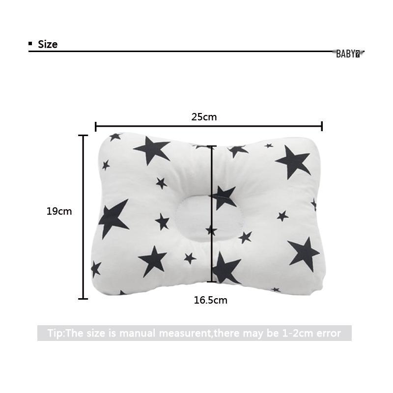 

Подушка для новорожденных против плоской головы, формирующая подушка из латекса и хлопка для детей 0-1 года