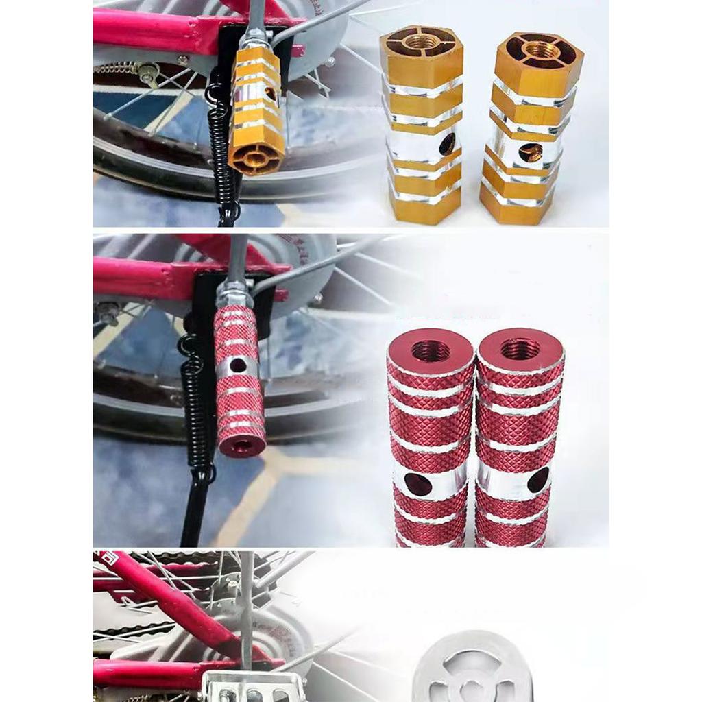 High Strength Aluminum Cycling Pedals Foot Pegs For Adults And Kids Cycling Enthusiasts Commuting Or Outdoor Adventures