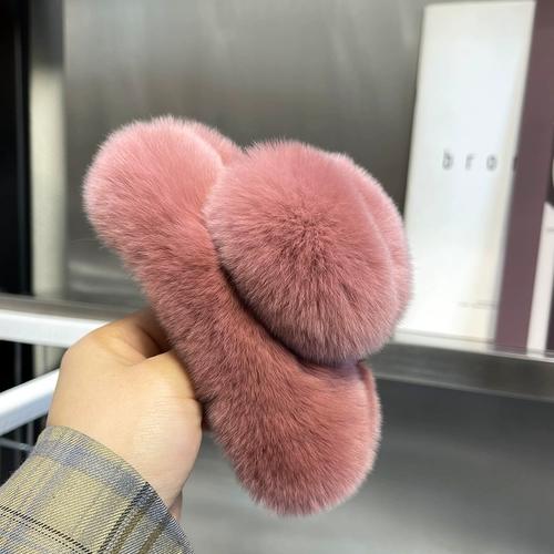 

Действительно большая заколка для волос кролика рекс, заколка для волос с темпераментом, новый милый плюшевый головной убор, аксессуары для волос.