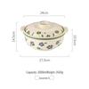 ZMR Japanese Style Blue Cherry Blossom Casserole Pot