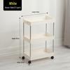 Bathroom & Kitchen Multi-layer Floor-standing Storage Trolley Shelf