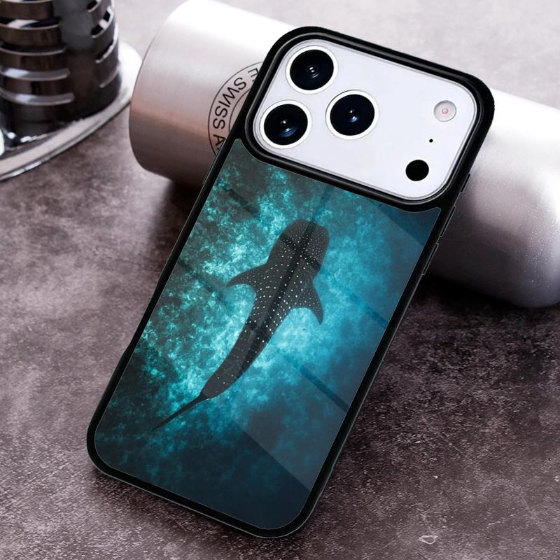 Ocean Monster Shark Swimming Phone Case for iPhone 17 16 15 Pro Max Air 14 13 12 11 Plus Shockproof Capa Cover