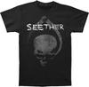 Seether Skull Clamp Men's T Shirt Black