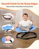 Kids Swivel Chair, 220 Lbs Capacity, Flower Shape Sensory Spinning Chair, Autistic Kids Sensory Toy Seat with Non-Slip Metal Base, Toddler Sit & Spin