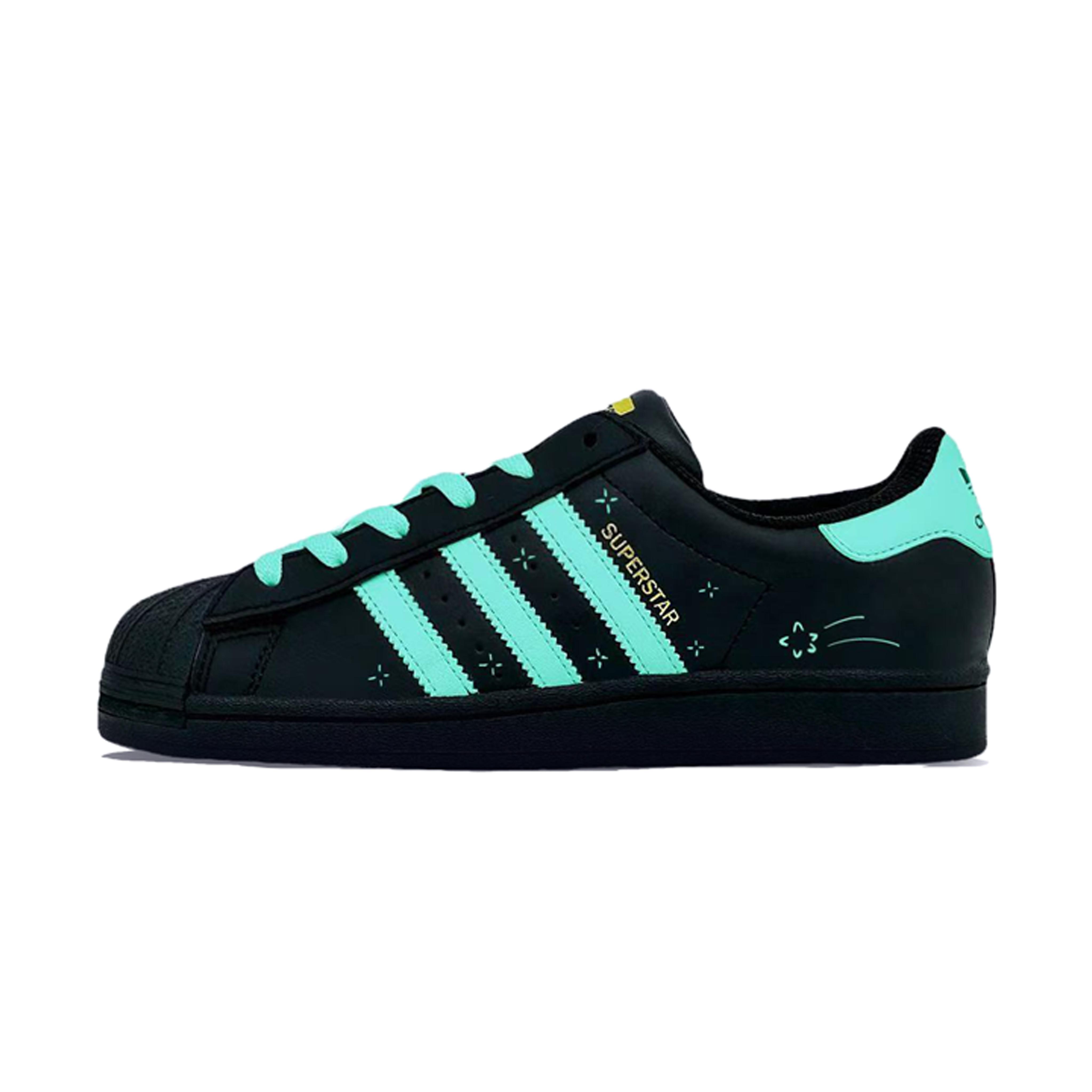 

Adidas Originals SUPERSTAR Wishing Shooting Star Slip Resistant Abrasion Resistant Low top Skateboard Shoes Unisex EG4959(Team-991) 43⅓
