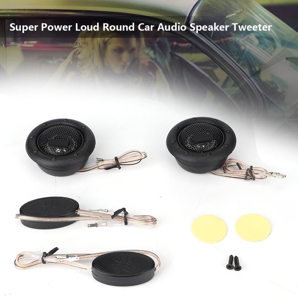 1 Pair Car Loudspker, 12V 150W Car Super Power Loud Dome Spker Tweeter Loudspker Horn