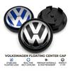 VW 3B7601171 Floating 4pcs 56mm 65mm Wheel Center Caps Hub Cover For VW Volkswagen Golf 5 6 7 Passat B6 B7 B8 Tiguan Polo Jetta GTI TS3