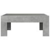 Infinity LED Coffee Table in Concrete Grey 70 x 50 x 30 cm