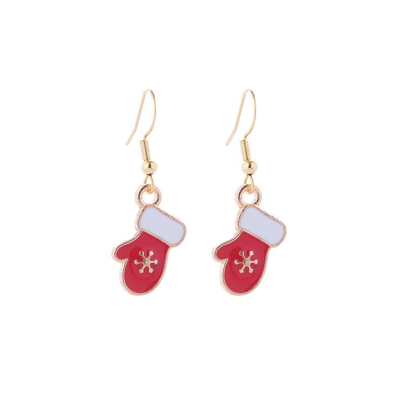 Christmas Earrings: Small Santa, Reindeer, Snowman Studs