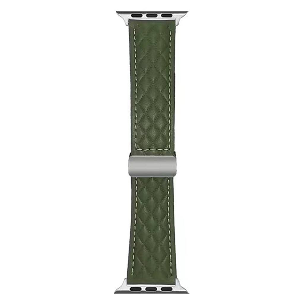 Watch Band For Apple Watch Series 10 Ultra 9 8 7 SE 6 5 4 3 2 1 46mm 49mm 45mm 44mm 42mm Magnetic Starlight Buckle Leather Strap