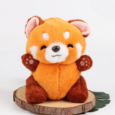 Raccoon Plush Simulation Raccoon Cute Cartoon Red Raccoon Plush Toy Doll Cute