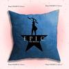 Music E-Epic The Musical Pillow Case For Sofa Decor Car Office Room Printing Cushion Cover Decorations and Protector