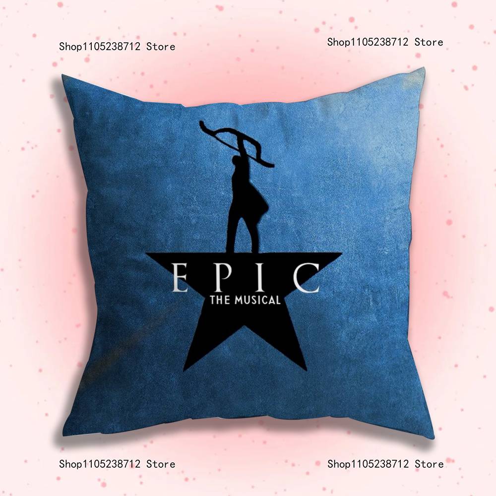 Music E-Epic The Musical Pillow Case For Sofa Decor Car Office Room Printing Cushion Cover Decorations and Protector