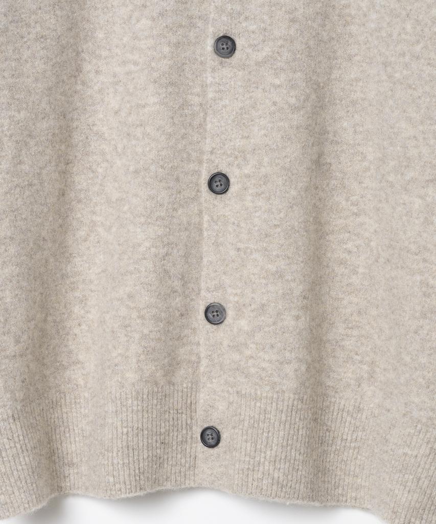Millo Archive Crop Move Cardigan [White Melange] (B Type)
