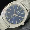 HMT AUTHENTIC INDIANISCHE HERREN HANDAUFZUG BLAUES ZIFFERBLATT ARMBANDUHR a426461-2